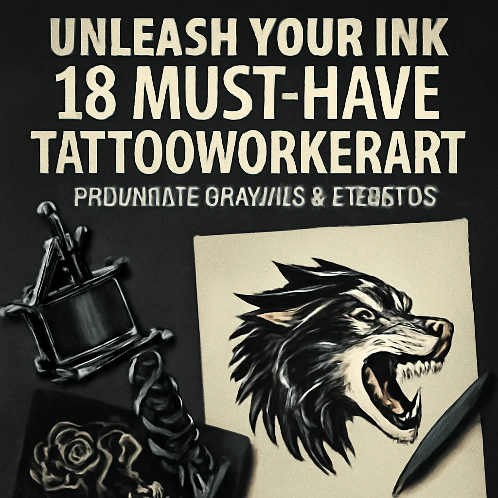 Unleash Your Ink: 18 Must-Have TattooWorkerArt Procreate Brushes & Stencils
