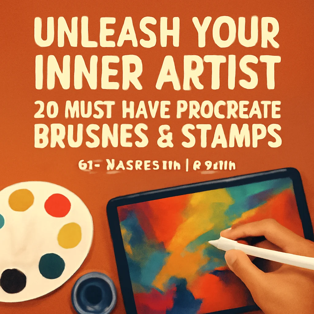 Unleash Your Inner Artist: 20 Must-Have Procreate Brushes & Stamps by Svgocean | Part 1