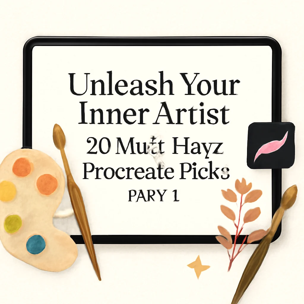 Unleash Your Inner Artist: 20 Must-Have Procreate Picks from beautifulhandmadeart Part 2 🎨✨