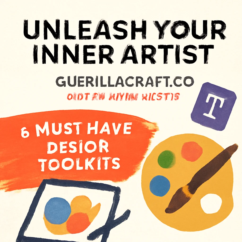 Unleash Your Inner Artist: Guerillacraft.co Collection Part 2 – 6 Must-Have Design Toolkits 🎨