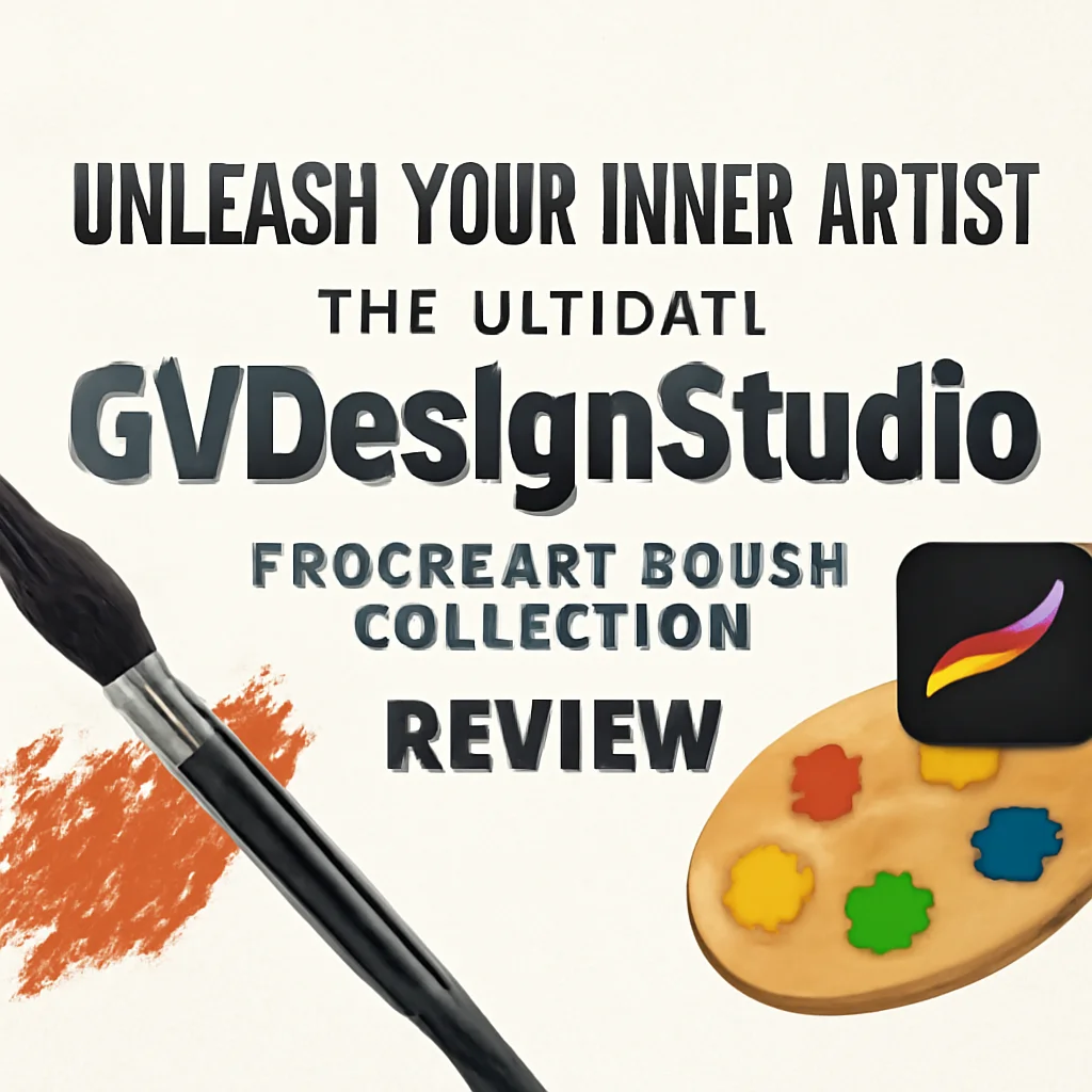 Unleash Your Inner Artist: The Ultimate GvDesignStudio Procreate Brush Collection Review 🎨🚀