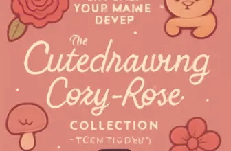 unleash your inner artist the cutedrawing cozy rose collecti 940