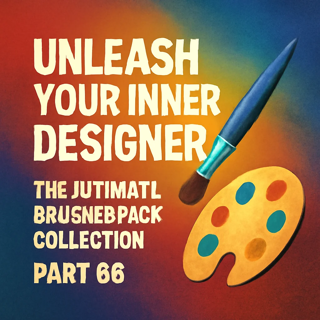 20 Unique Design Assets & Fonts in BrushesPack Collection Part 70 🎨