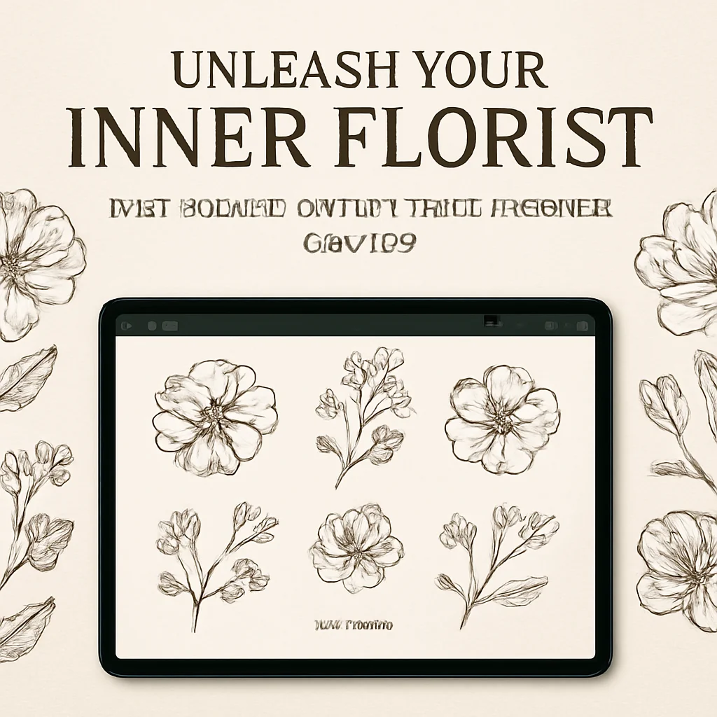 Unleash Your Inner Florist: Top 7 heyiamalice Floral Procreate Stamp Brushes (Vol 2-15)