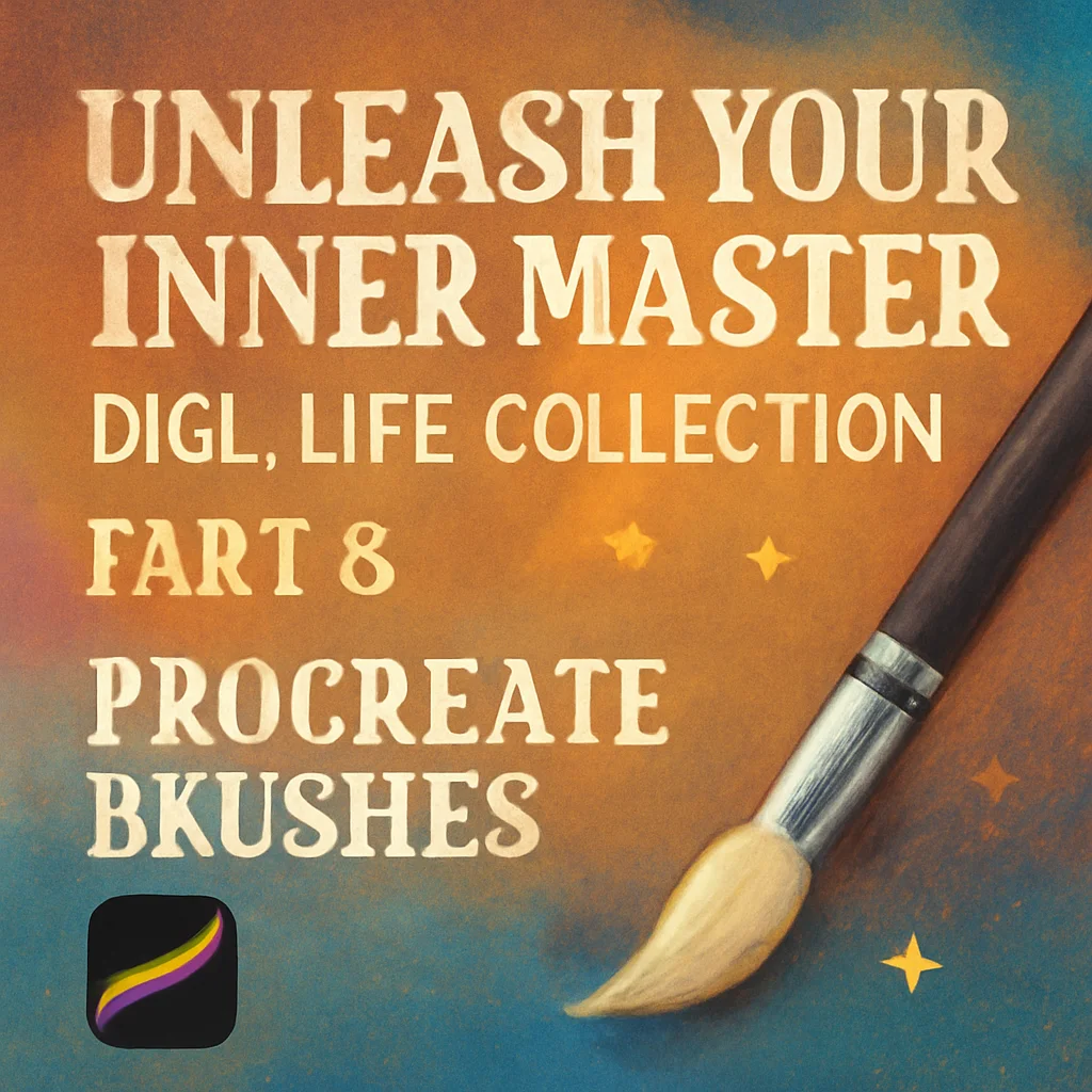 Unleash Your Inner Master: Digi_Life Collection Part 3 Procreate Brushes 🎨✨