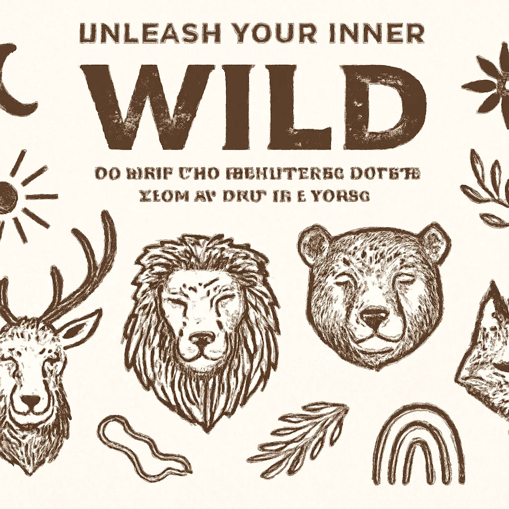 unleash your inner wild 20 best procreate animal heads boho 1222