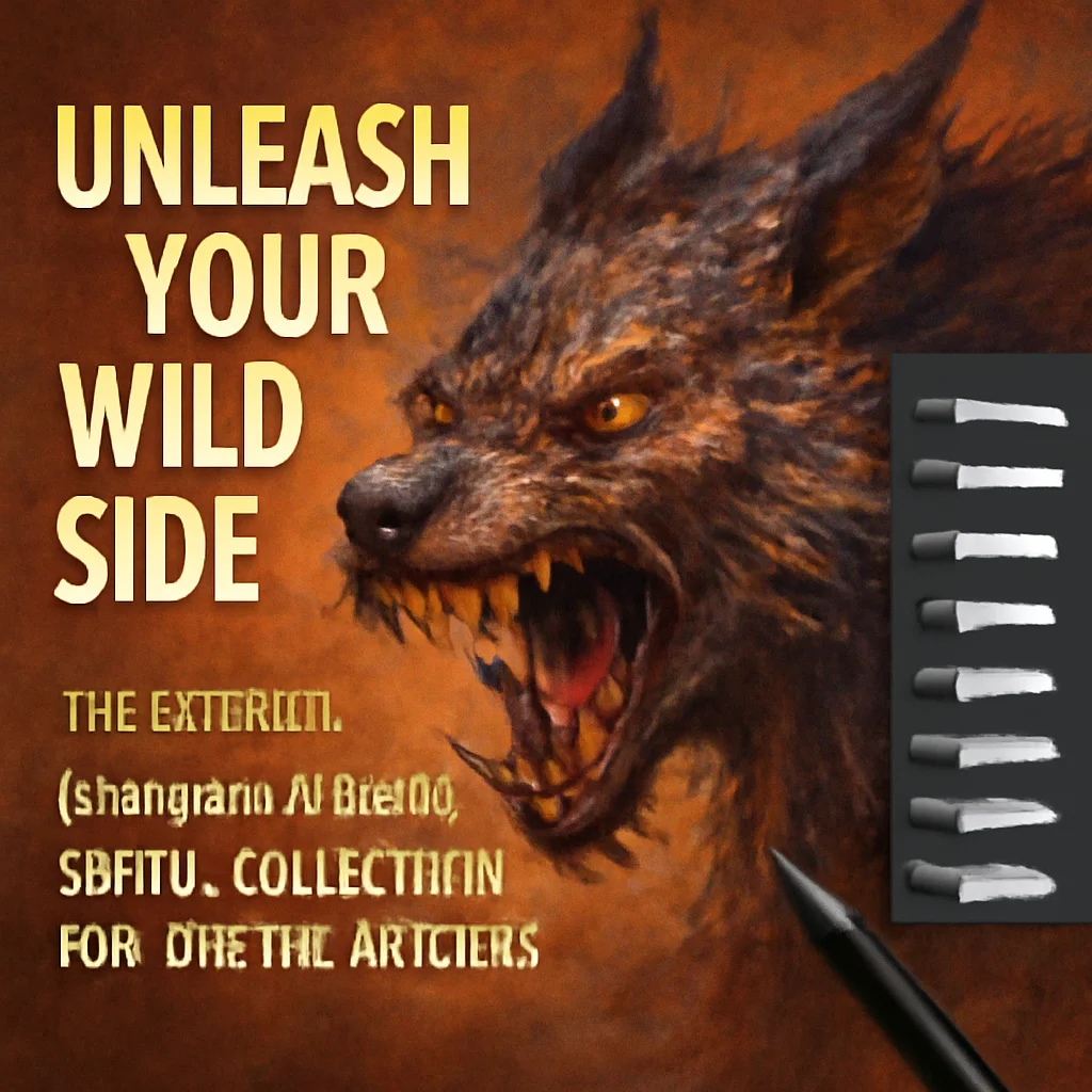 Unleash Your Wild Side: The Ultimate CreatureArtTeacher Brush Collection for Digital Artists 🎨✨