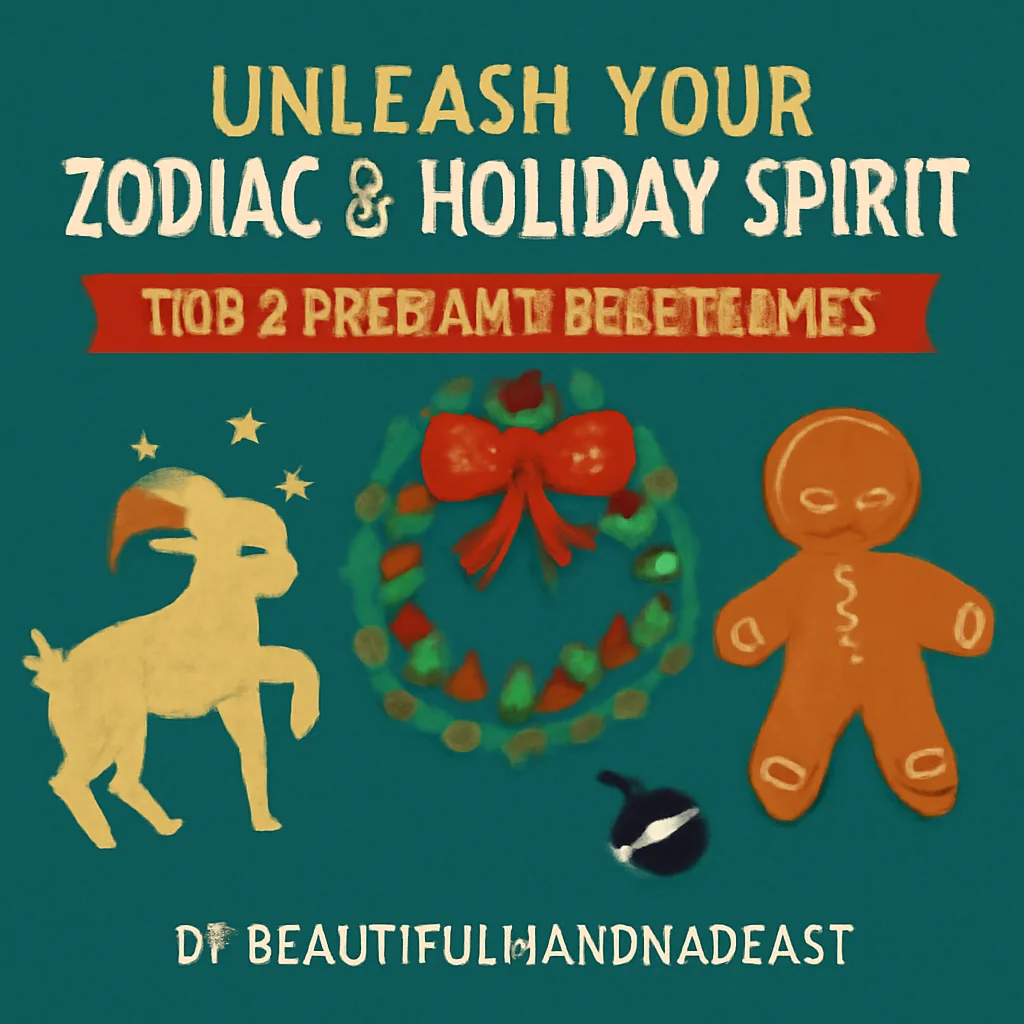 Unleash Your Zodiac & Holiday Spirit: Top 3 Procreate Brush Stamps by beautifulhandmadeart 🎨✨