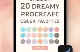 unlock 20 dreamy procreate color palettes by digitalartsuppl 974