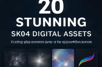 unlock 20 stunning sko4 digital assets snow light holographi 1485