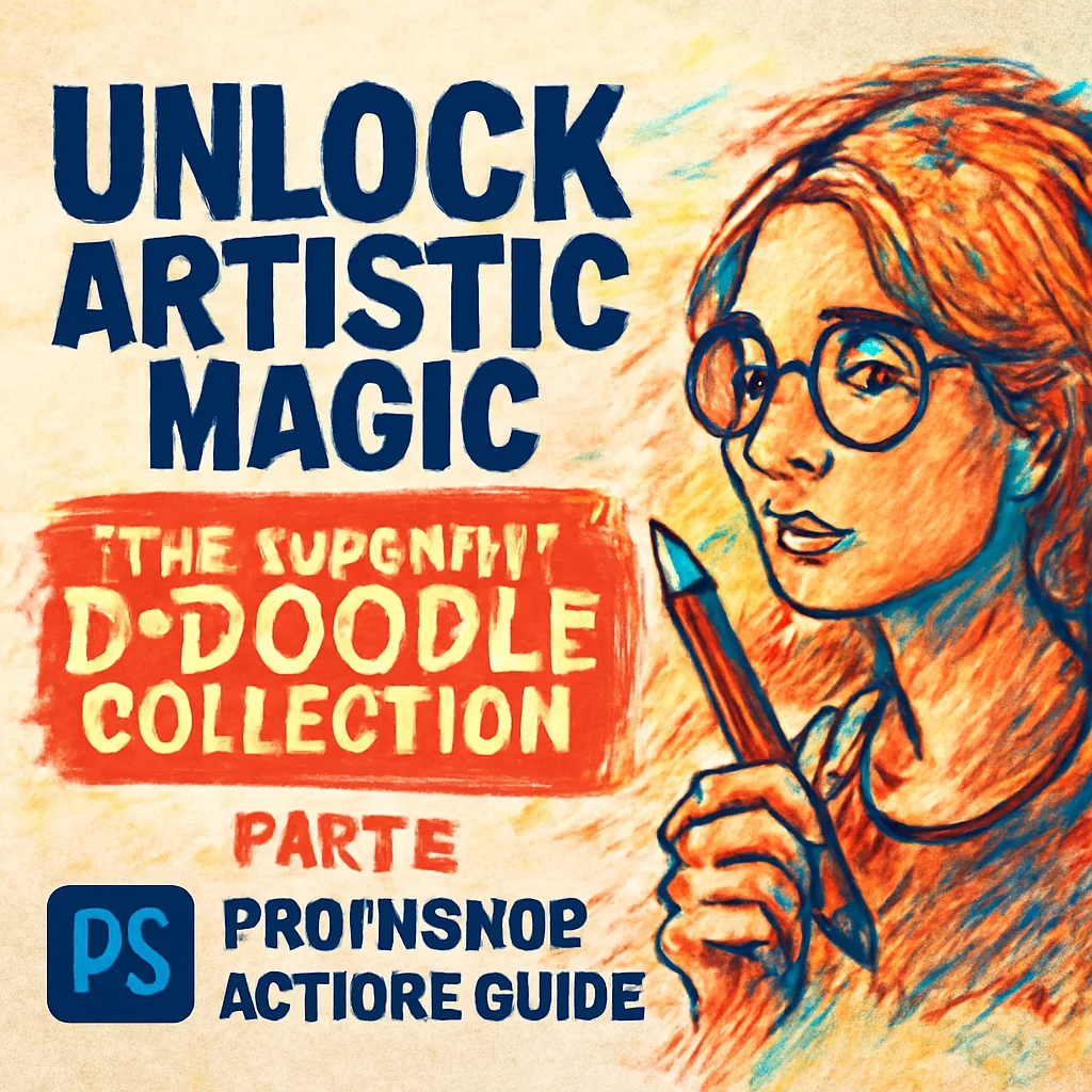Unlock Artistic Magic: The Ultimate DrDoodle Collection Part 3 Photoshop Actions Guide 🔥