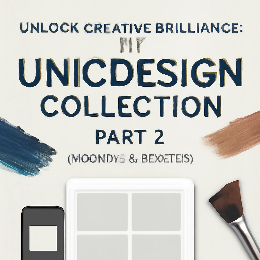 Unlock Creative Brilliance: The UnicDesign Collection Part 2 (Mockups & Brushes)