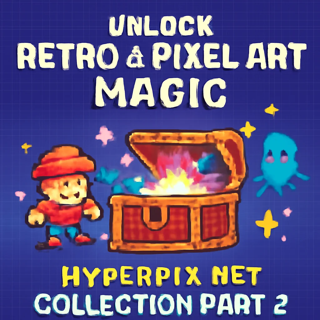 Unlock Retro & Pixel Art Magic: Hyperpix.net Collection Part 2 🎨✨