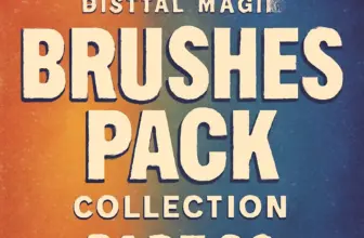 unlock retro vibes digital magic brushespack collection par 555