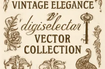 unlock vintage elegance the digiselector vector collection o 967