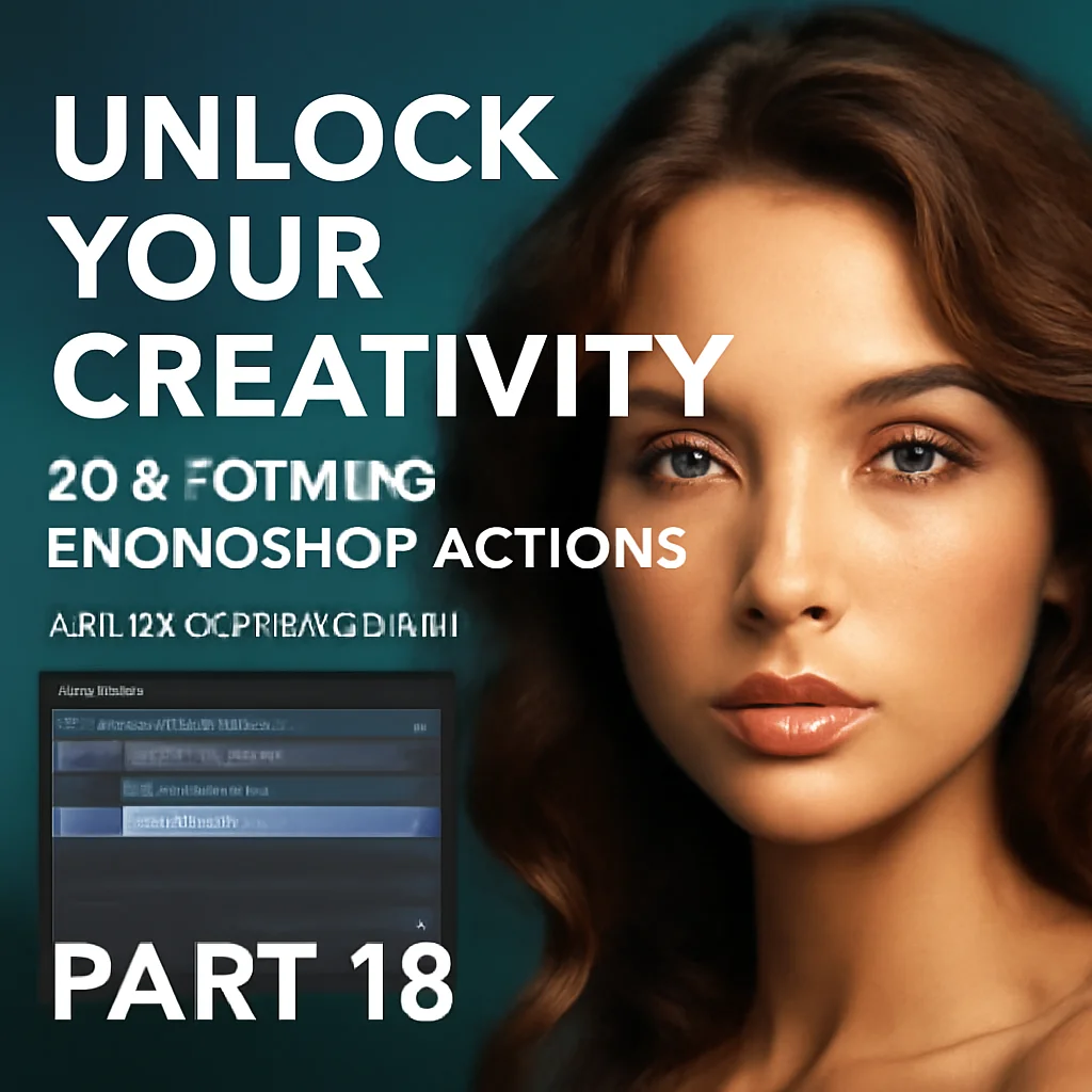 Unlock Your Creativity: 20 Stunning Photoshop Actions by studioretouch (Part 18)