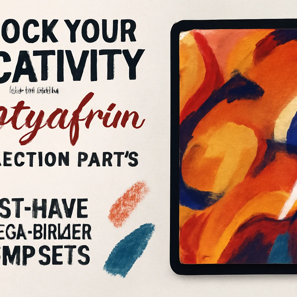 Unlock Your Creativity with nastyafrim Collection Part 5: 8 Must-Have Procreate Brush & Stamp Sets
