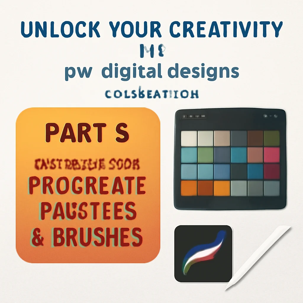 Unlock Your Creativity with pw-digital-designs Collection Part 8: 20 Must-Have Procreate Palettes & Brushes