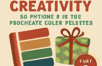 unwrap creativity 20 festive retro procreate color palettes 1138