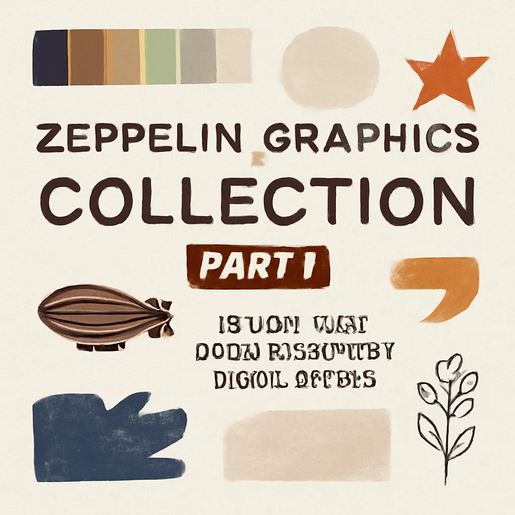 Zeppelin_Graphics Collection Part 1: 20 Must-Have Design Assets for Digital Artists 🎨