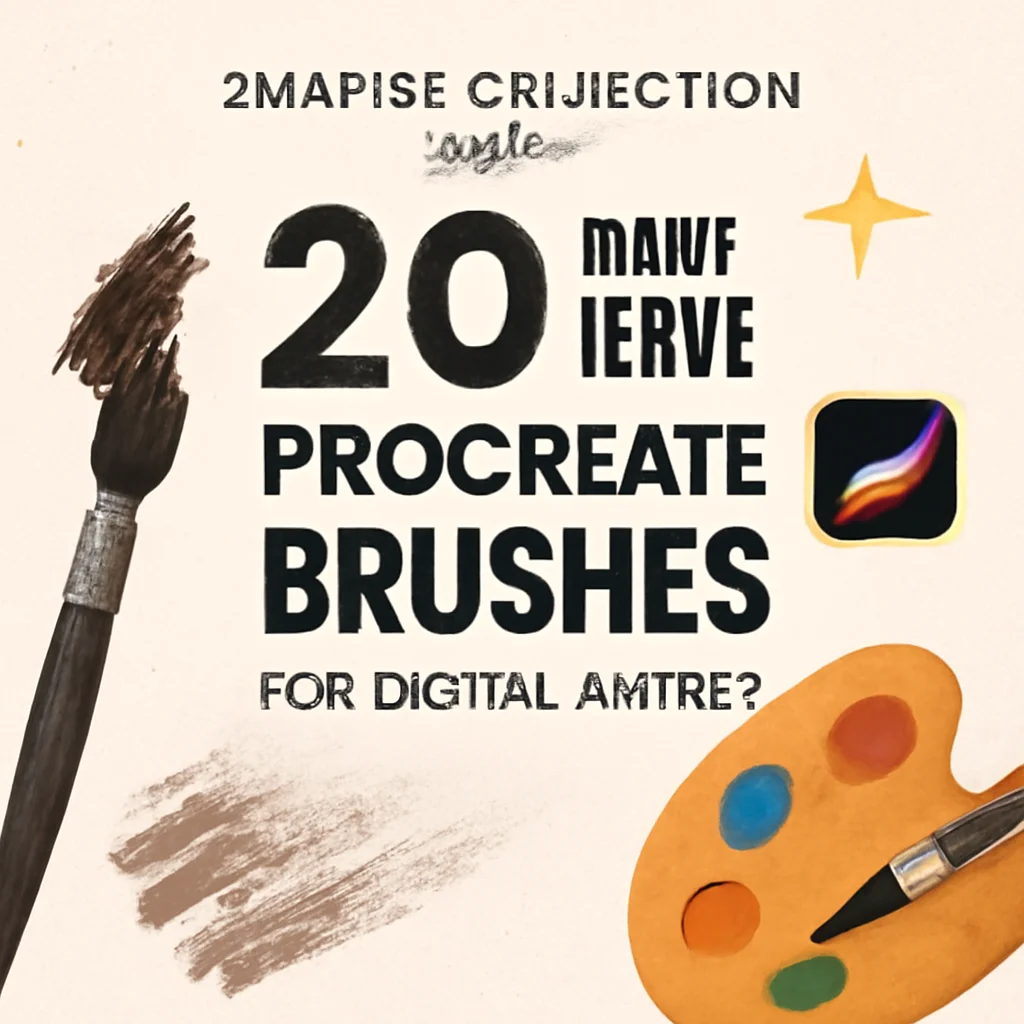 Unleash Your Creativity: 20 Stunning Procreate Brushes by zmapist (Part 5)