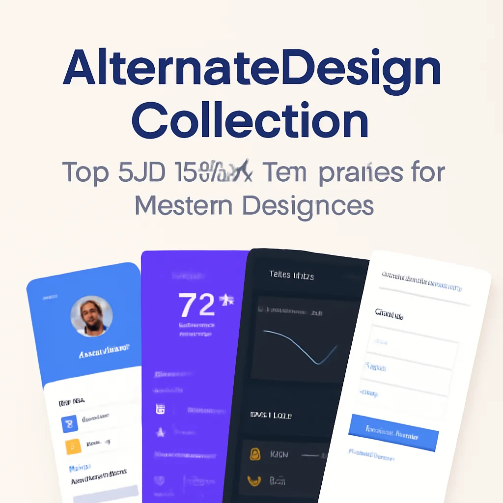 alternatedesign Collection: Top 5 UI Kits & Templates for Modern Designers 🎨