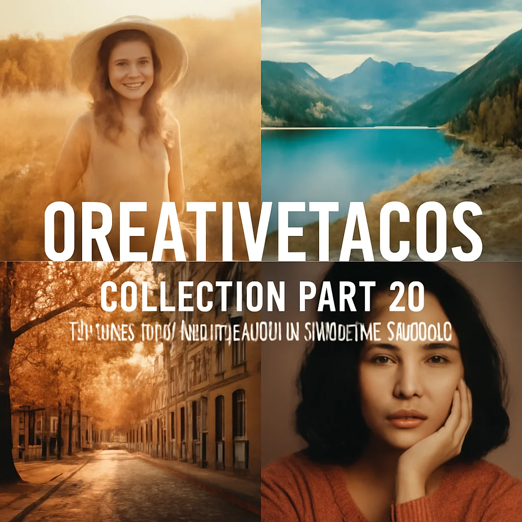 CreativeTacos Collection Part 23: 20 Dreamy Lightroom Presets for Mobile & Desktop