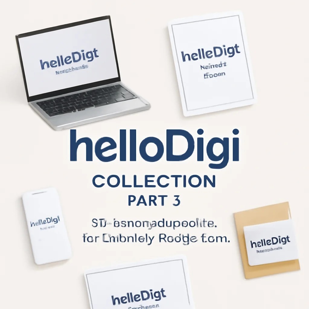 helloDigi Collection Part 2: 20 Stunning Mockups for Creative Professionals