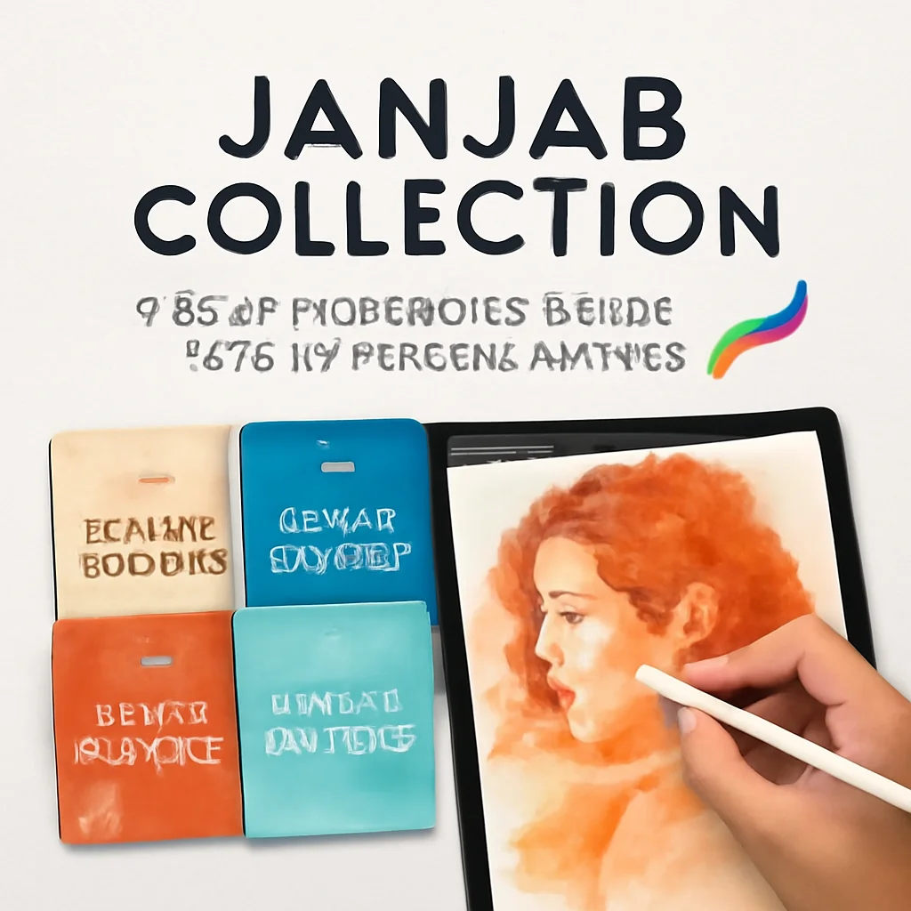 janjab Collection: 5 Best Procreate Brush Sets for Digital Artists 🎨