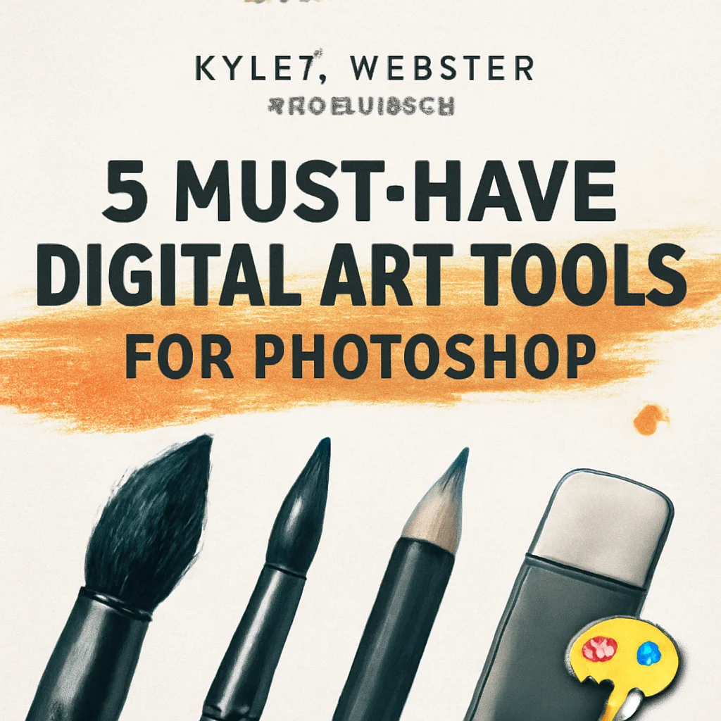 kyletwebster 系列：5 款必备 Photoshop 数字艺术工具 🎨✨