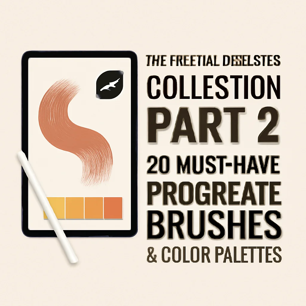 pw-digital-designs Collection Part 2: 20 Must-Have Procreate Brushes & Color Palettes