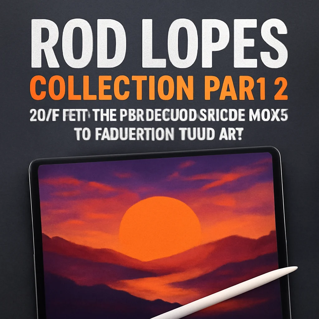 roddlopes Collection Part 2: 20 Premium Procreate Brush Packs to Transform Your Art