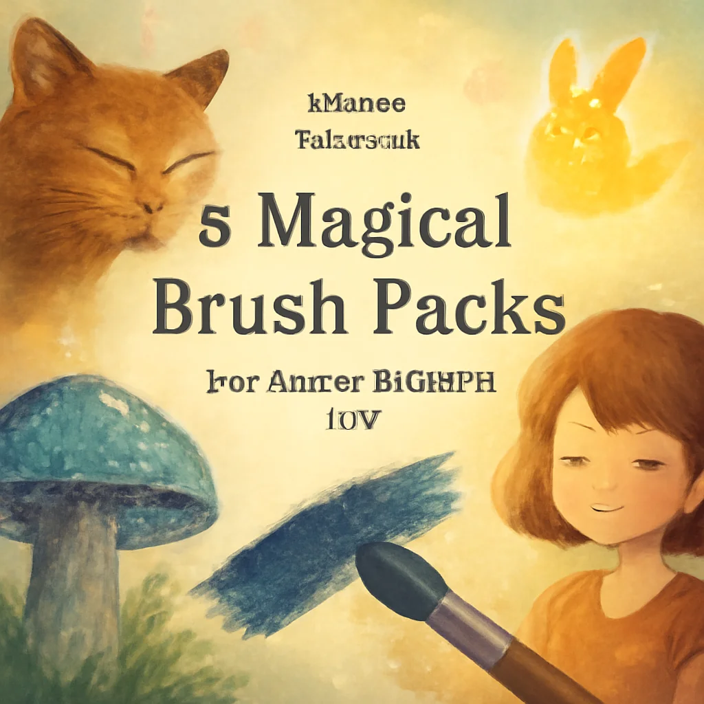 sicuvn collection 5 magical brush packs for anime ghibli ar 1473