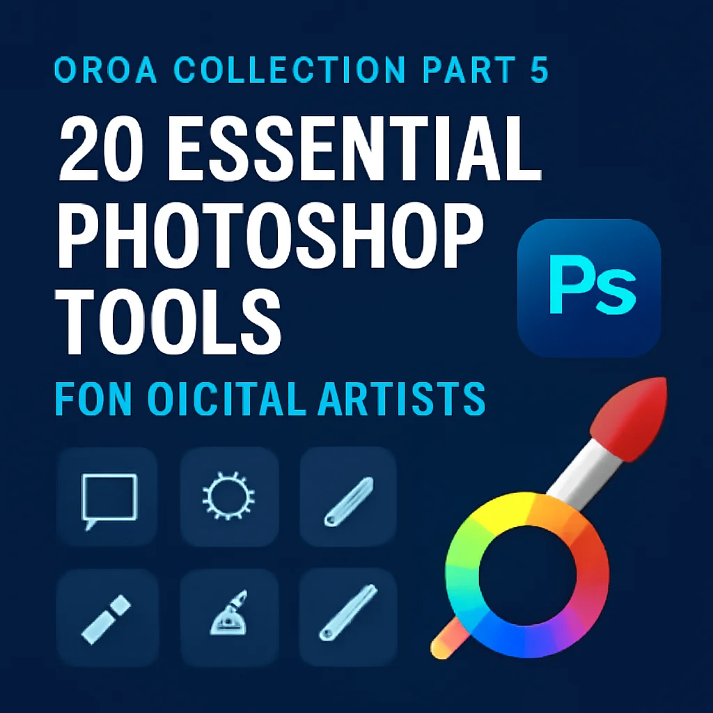 sko4 Collection Part 5: 20 Essential Photoshop Tools for Digital Artists 🎨