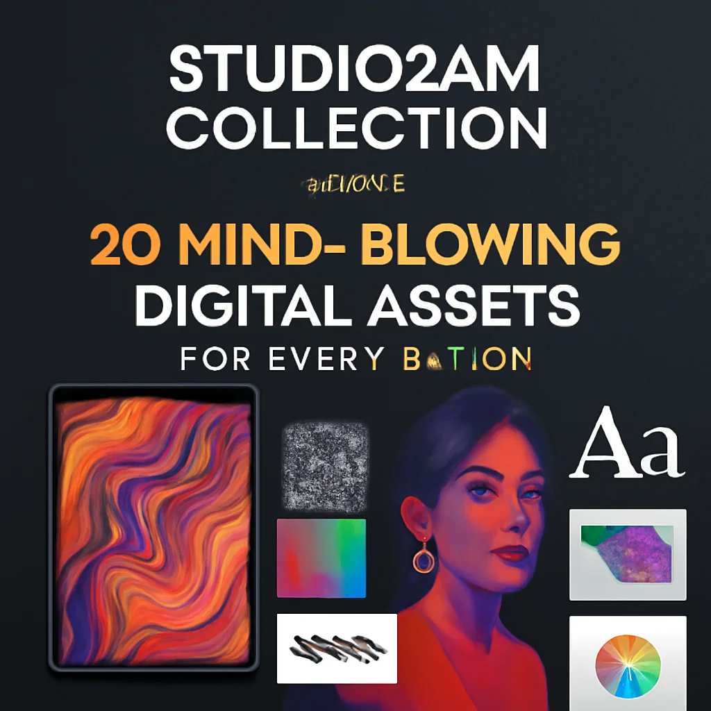 studio2am Collection Part 1: 20 Mind-Blowing Digital Assets for Every Artist 🎨