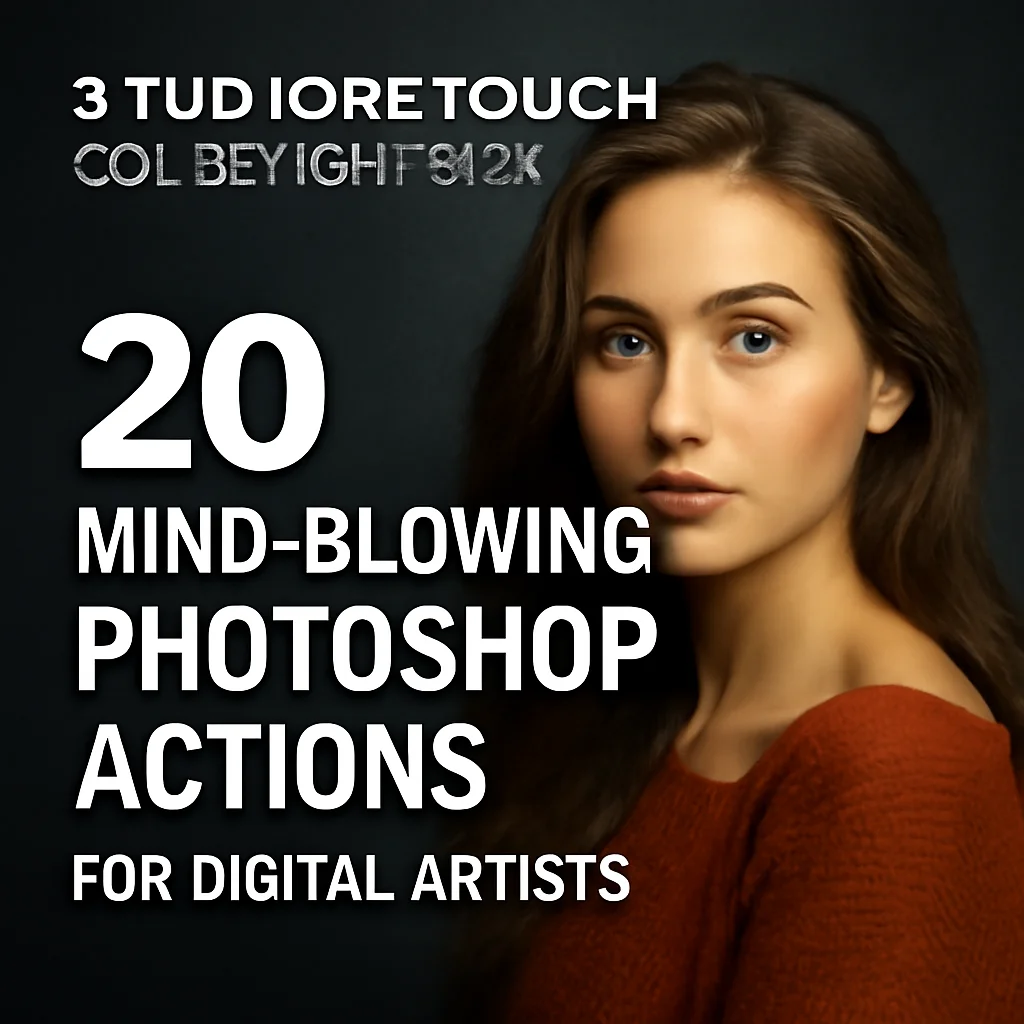 studioretouch Collection Part 16: 20 Mind-Blowing Photoshop Actions for Digital Artists 🎨✨