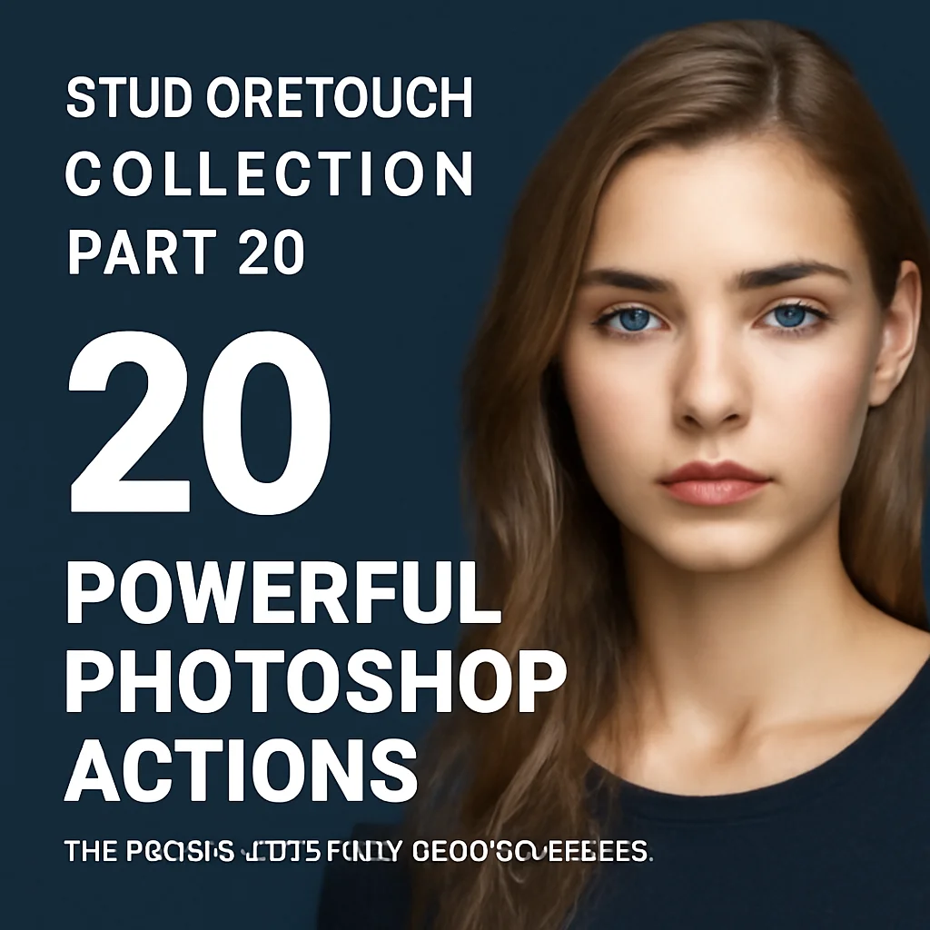 studioretouch Collection Part 28: 20 Powerful Photoshop Actions for Digital Artists & Photographers