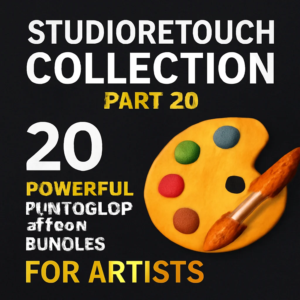 studioretouch Collection Part 29: 20 Powerful Photoshop Action Bundles for Artists 🎨