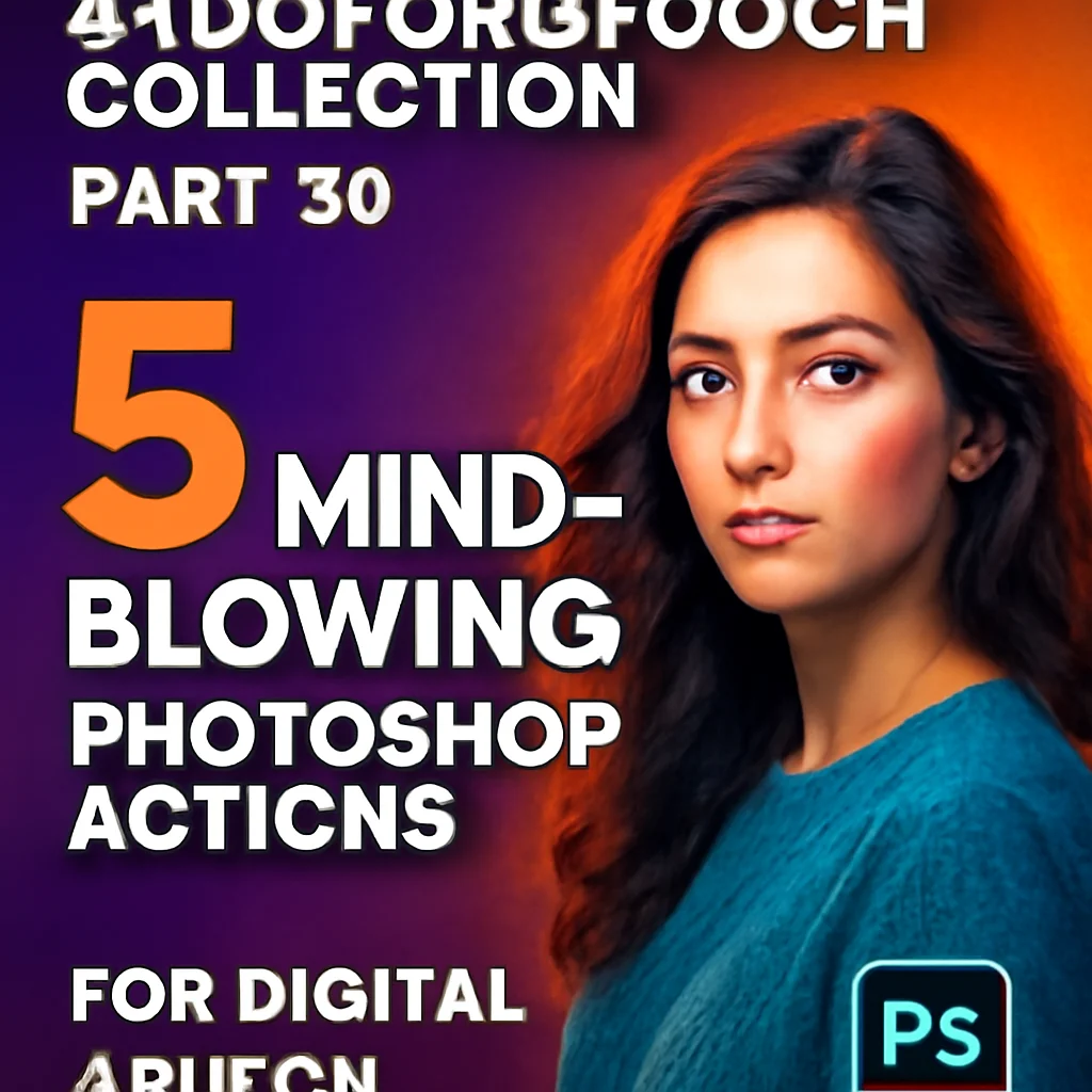 studioretouch Collection Part 30: 5 Mind-Blowing Photoshop Actions for Digital Artists 🎨