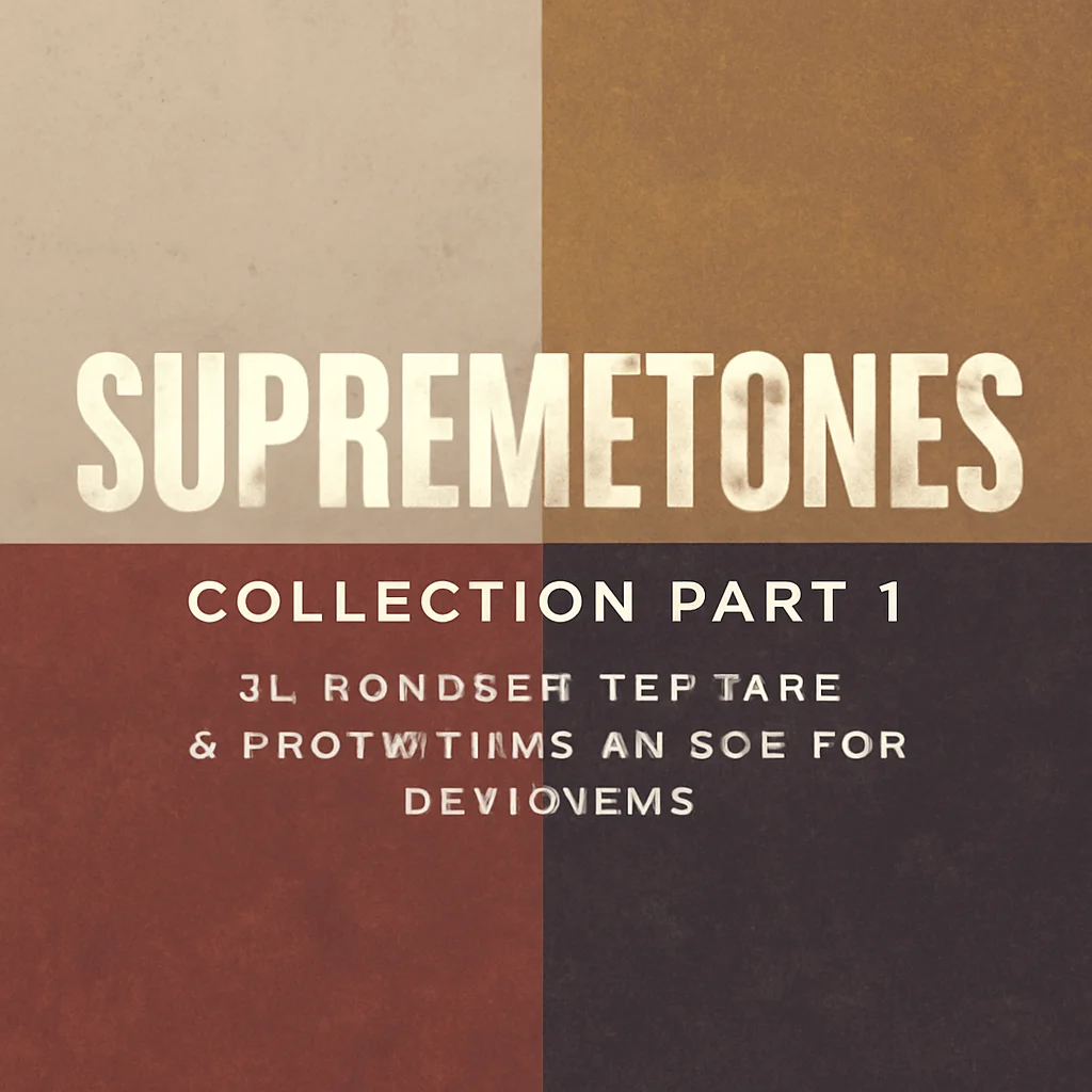 supremetones Collection Part 1: 20 Essential Textures & Photoshop Actions for Designers