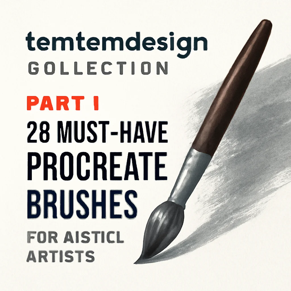 temtemdesign Collection Part 1: 20 Must-Have Procreate Brushes for Digital Artists