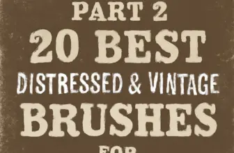 tgts collection part 2 20 best distressed vintage brushes f 1603