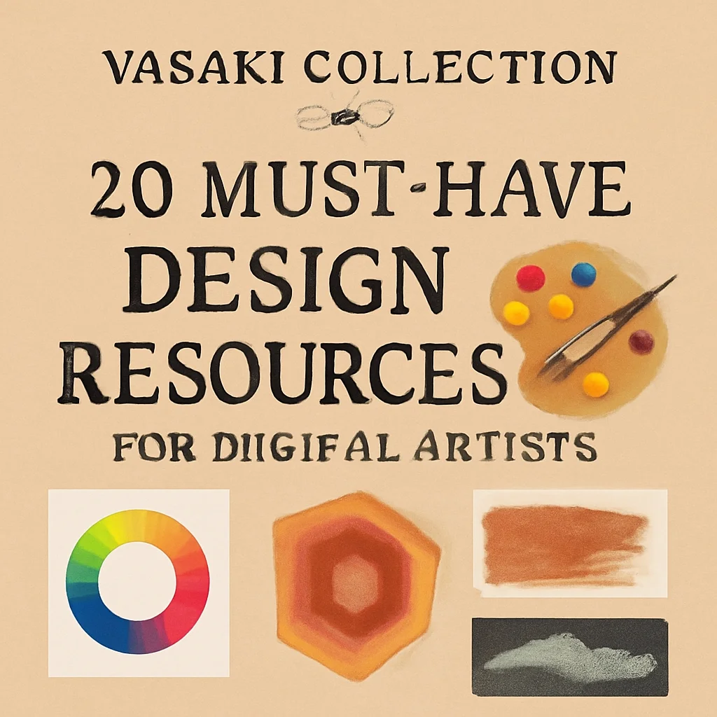 vasaki Collection Part 1: 20 Must-Have Design Resources for Digital Artists 🎨✨