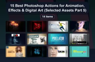 15 Best Photoshop Actions for Animation, Effects & Digital Art (Selected Assets Part 5)