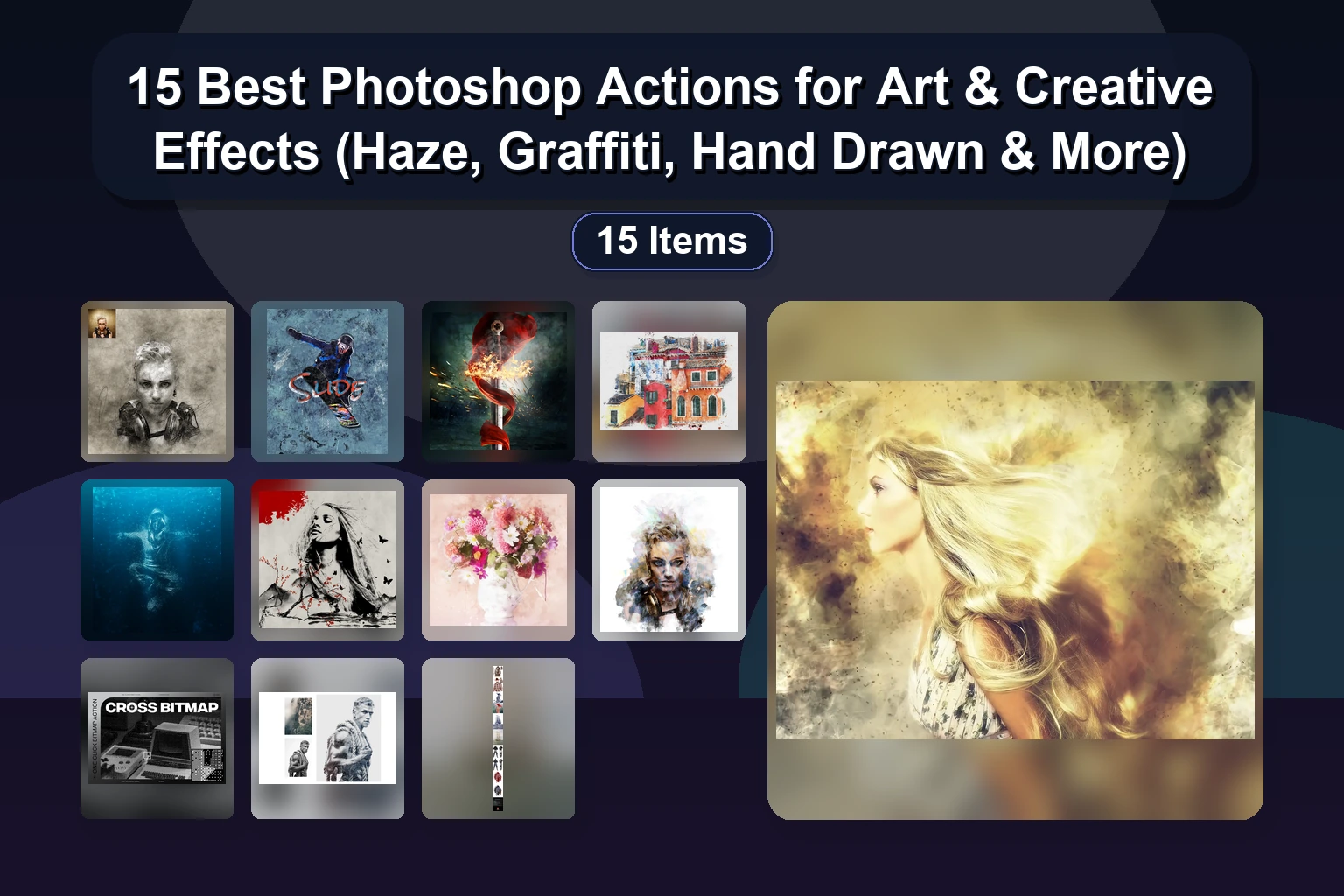 20 Creative Photoshop Action Packs for Stunning Photo Effects, Sketches & Retouching