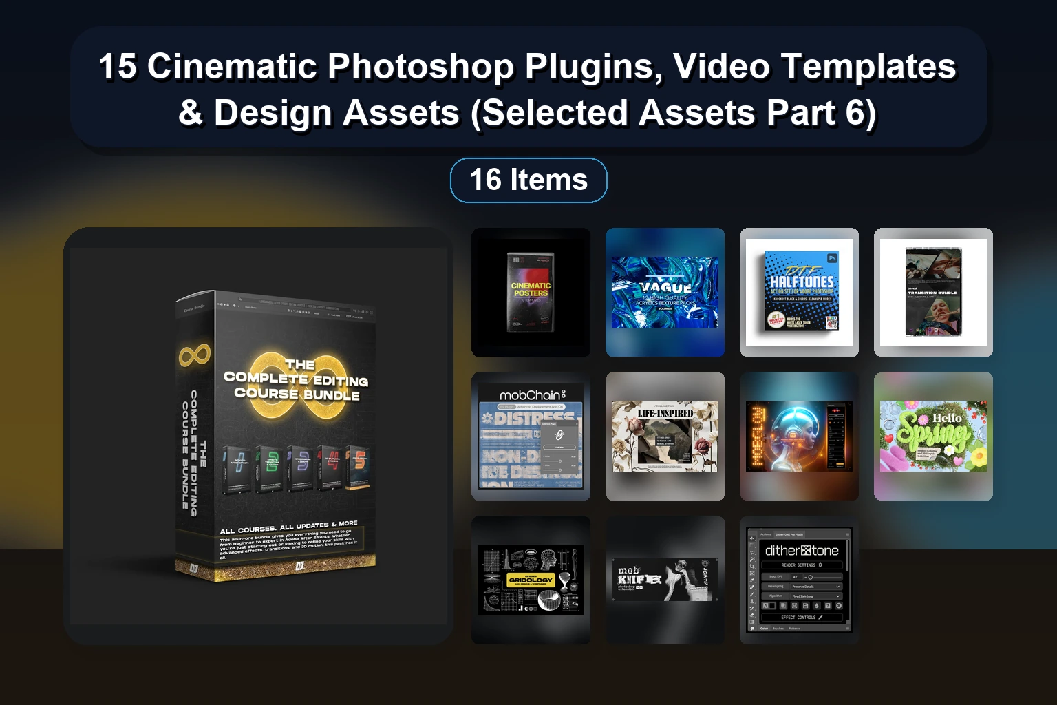 16 Photoshop & After Effects Plugins for Distortion, Animation & Video Editing