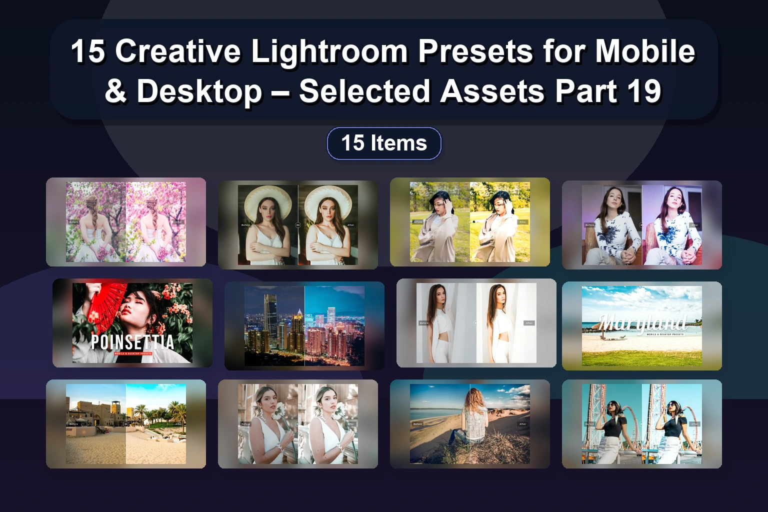 15 Artistic & Seasonal Lightroom Presets for Mobile & Desktop Photography Editing