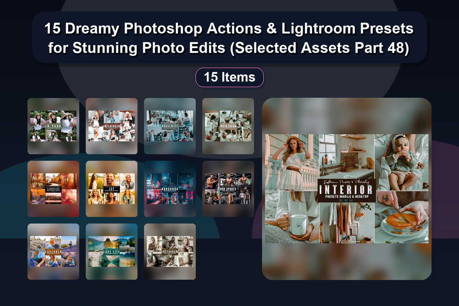 15 Best Photoshop Actions & Lightroom Presets for Urban Travel & Portrait Photography