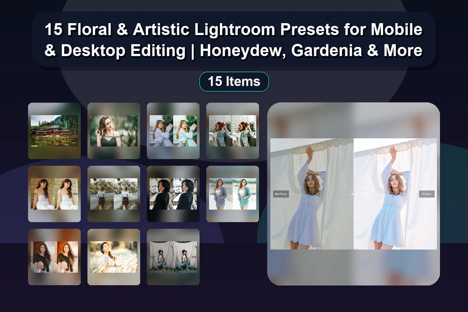 25 Fresh Lightroom Presets for Mobile & Desktop | Selected Assets Part 29