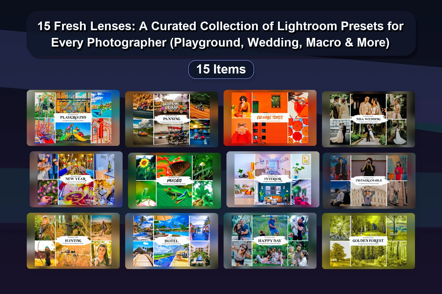 15 Fashion, Family & Landscape Lightroom Presets: Selected Assets Part 40